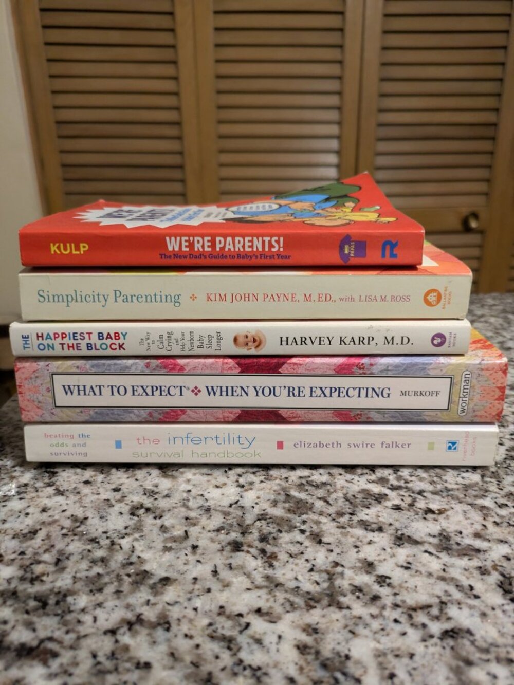 Parenting Book Bundle (5) – What to Expect, Happiest Baby, Simplicity Parenting